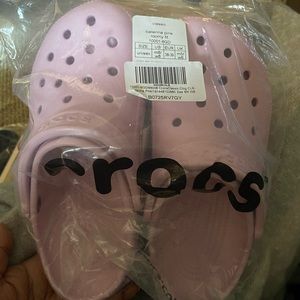 Womens size 8 ballerina pink crocs.  Brand new - never worn